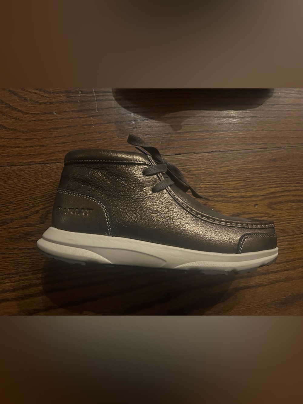 Ariat Spitfire boot - metallic gold pewter color - size 6